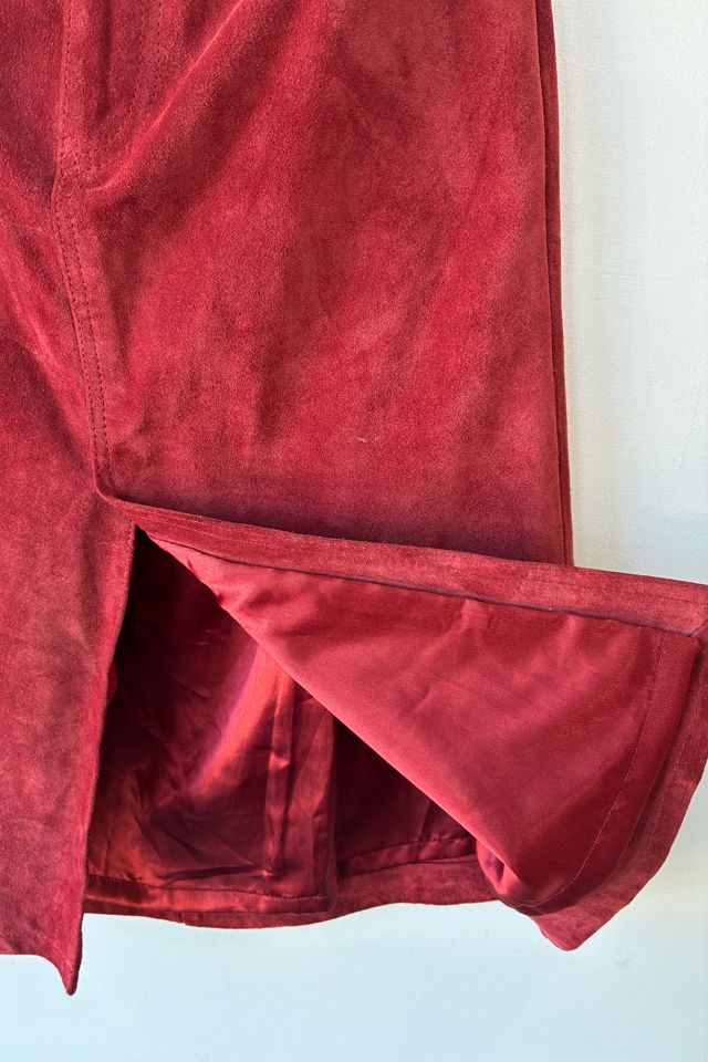Vintage Gap Jeans Suede Skirt Selected by The Curatorial Dept. #2