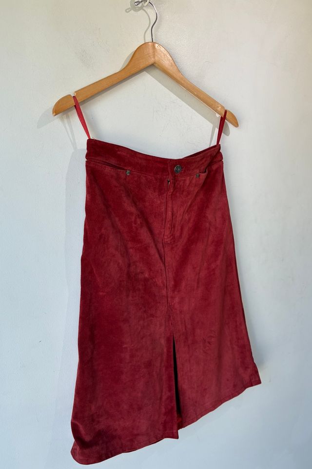 Vintage Gap Jeans Suede Skirt Selected by The Curatorial Dept. #3