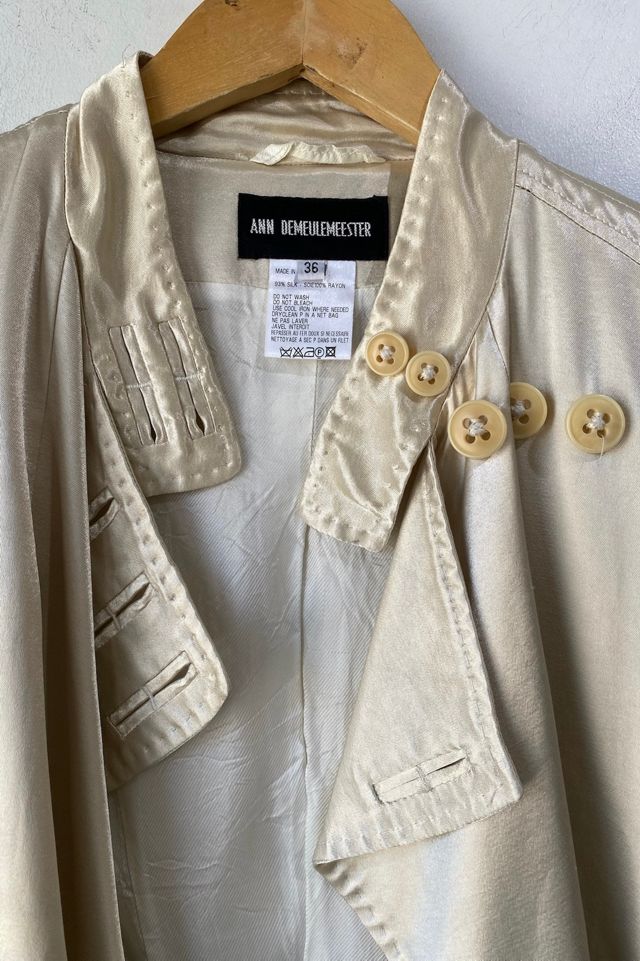 Ann Demeulemeester Spring 2006 Satin Tuxedo Jacket Selected by The Curatorial Dept. #3