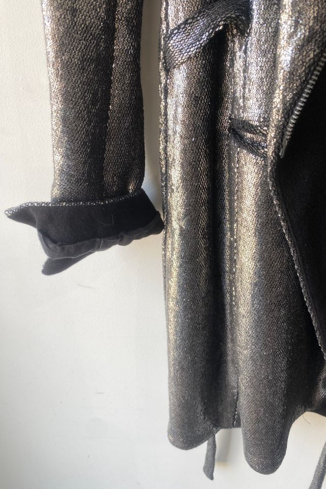 Ann Demeulemeester Metallic Silver Longline Duster Coat Selected by The Curatorial Dept. #1