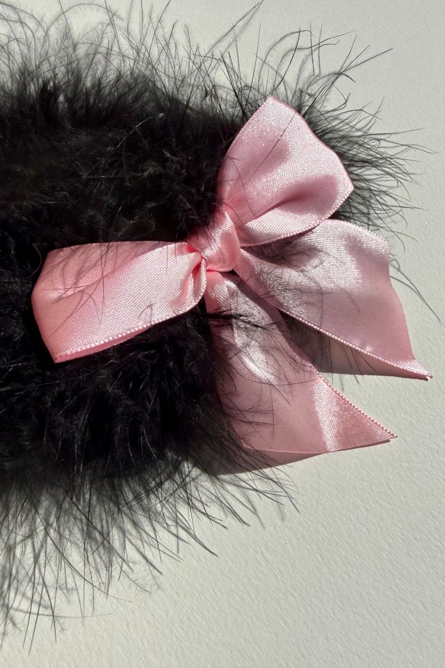 Deadstock Black Feather Garter Selected by Wax Plant #1