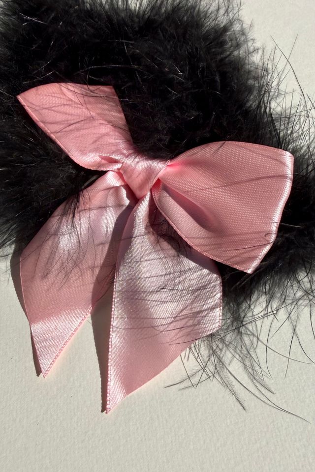 Deadstock Black Feather Garter Selected by Wax Plant #2