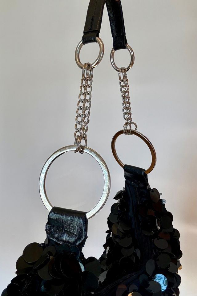 Black Sequin Shoulder Bag Selected by Wax Plant #3