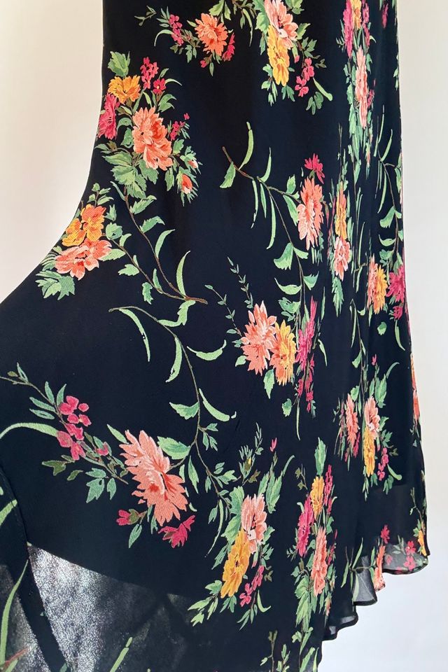 90's Floral Maxi Skirt Selected by Wax Plant #1