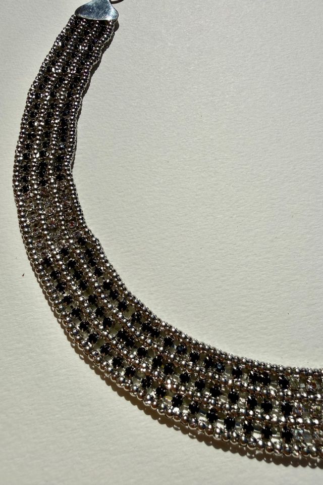 Black and White Rhinestone Belt Selected by Wax Plant #1