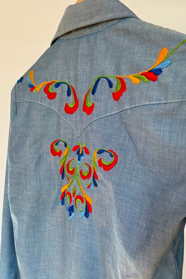 Embroidered Western Shirt Selected by Wax Plant #2