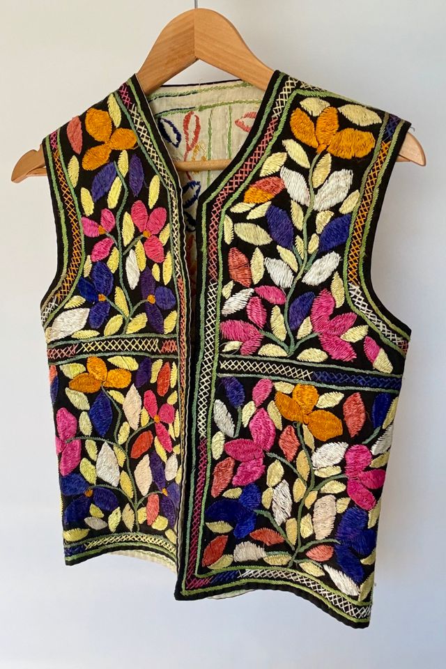 Vintage Embroidered Waistcoat Selected by Wax Plant #1