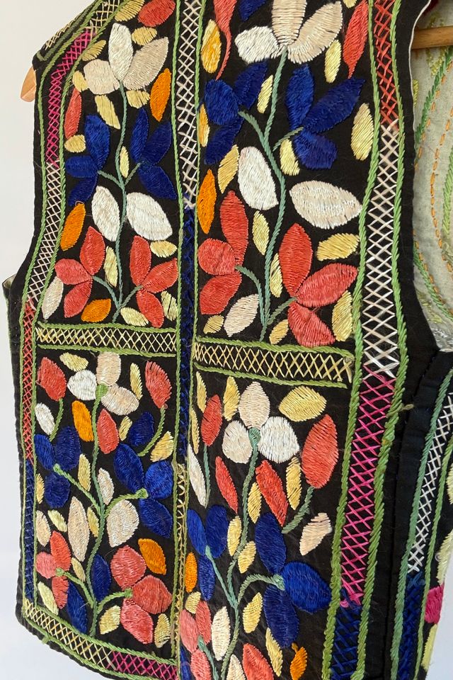 Vintage Embroidered Waistcoat Selected by Wax Plant #2