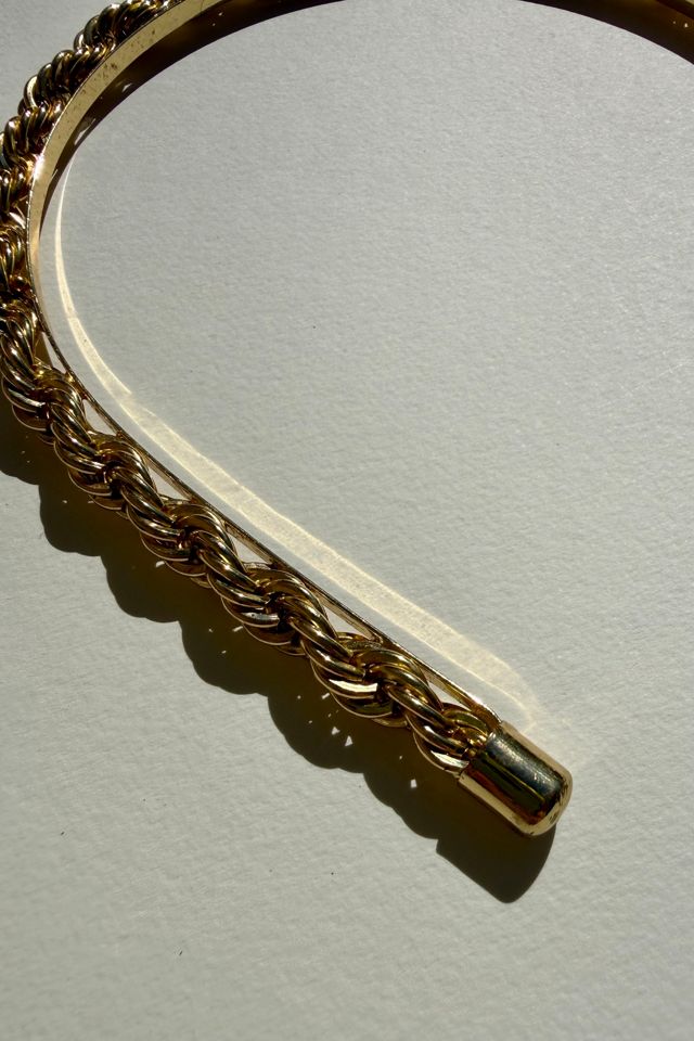 Gold Twisted Rope Chain Headband Selected by Wax Plant #1