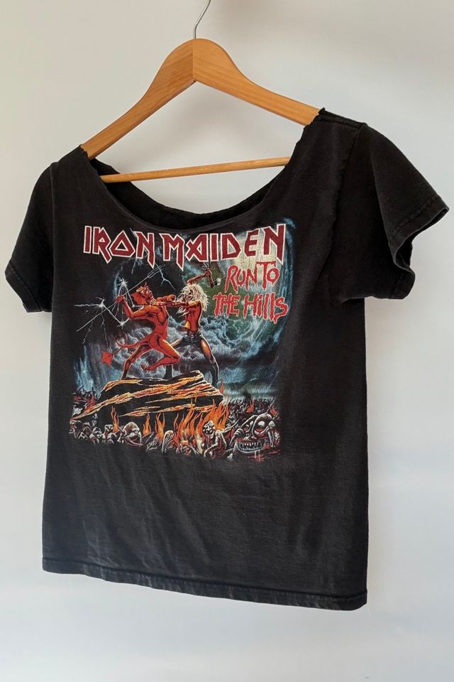 Vintage Iron Maiden distressed T-Shirt Selected by Wax Plant #1