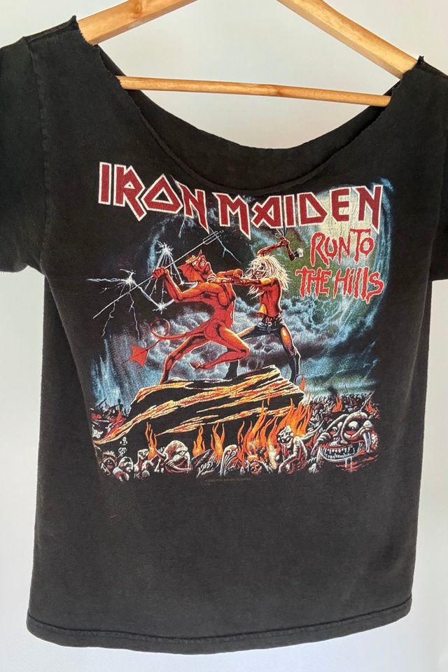 Vintage Iron Maiden distressed T-Shirt Selected by Wax Plant #3