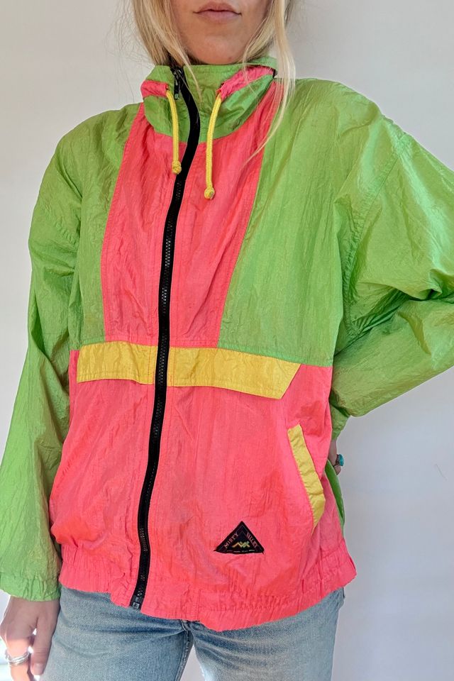 80's/90's Neon Wind Breaker Selected by Wax Plant #1