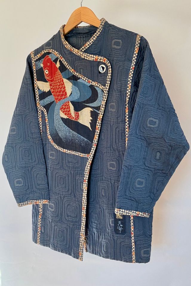 Blue Quilted Dragon Jacket Selected by Wax Plant #1