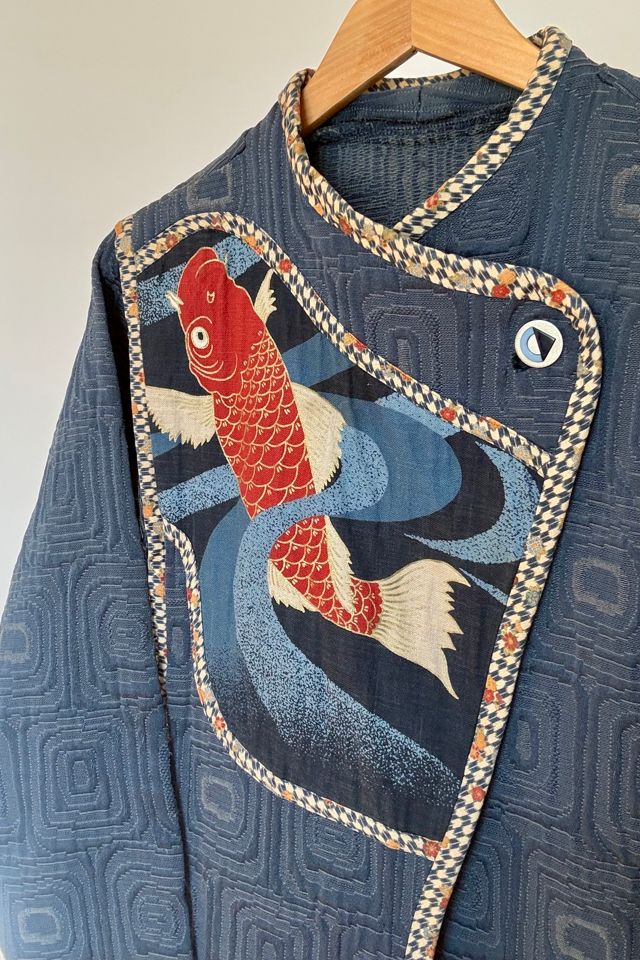 Blue Quilted Dragon Jacket Selected by Wax Plant #2
