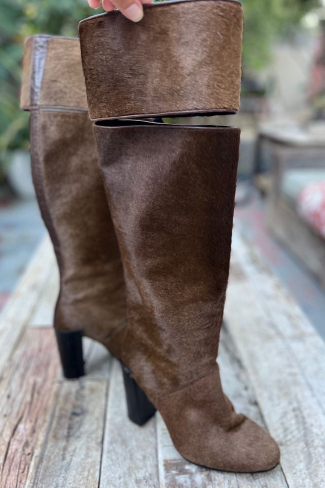 2000s Pierre Hardy Pony Hair Cuff Boots - Selected by Market Vintage #1