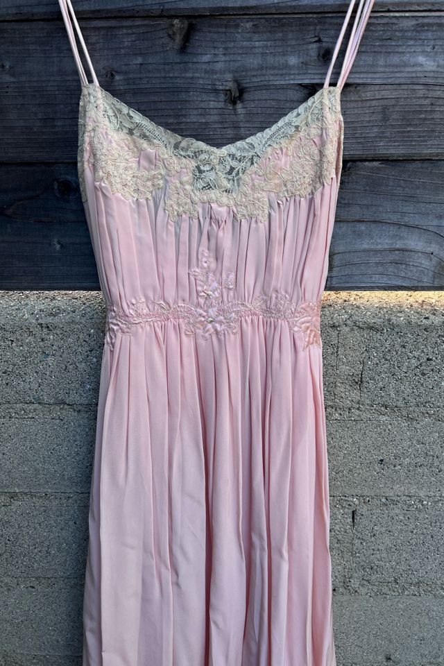 Rare 1960s Juel Park Lace Peignoir & Silk Gown Set - Selected by Market Vintage #2