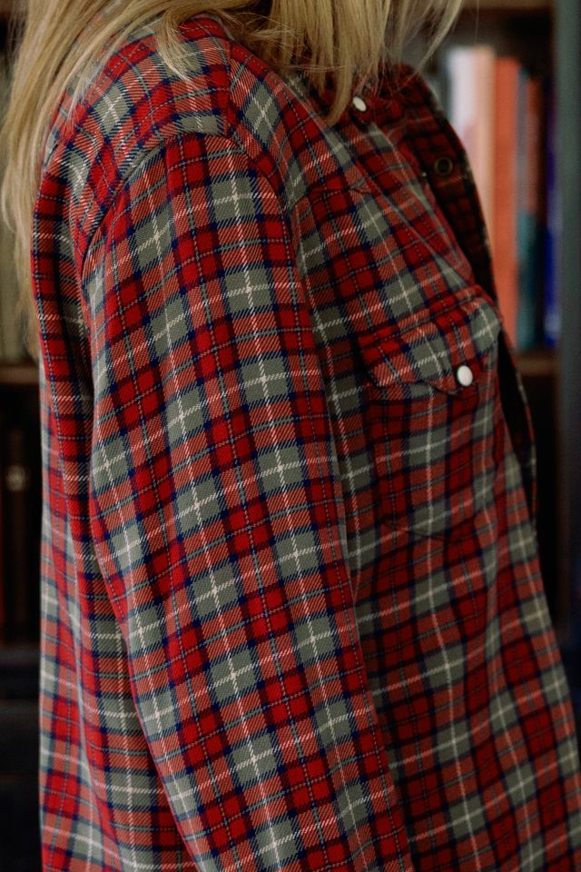 1990s Ralph Lauren Plaid Western Pearl Snap by Lauren Owen of Texas #3