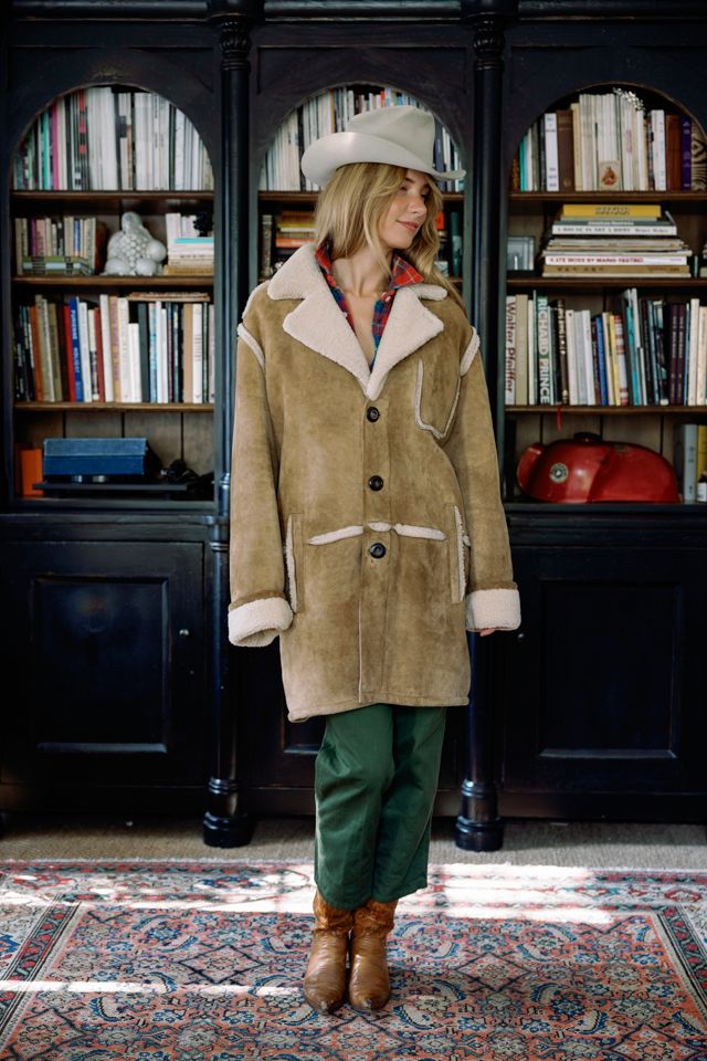 1990s Hugo Boss Shearling Coat by Lauren Owen of Texas #1