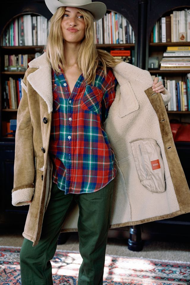1990s Hugo Boss Shearling Coat by Lauren Owen of Texas #3