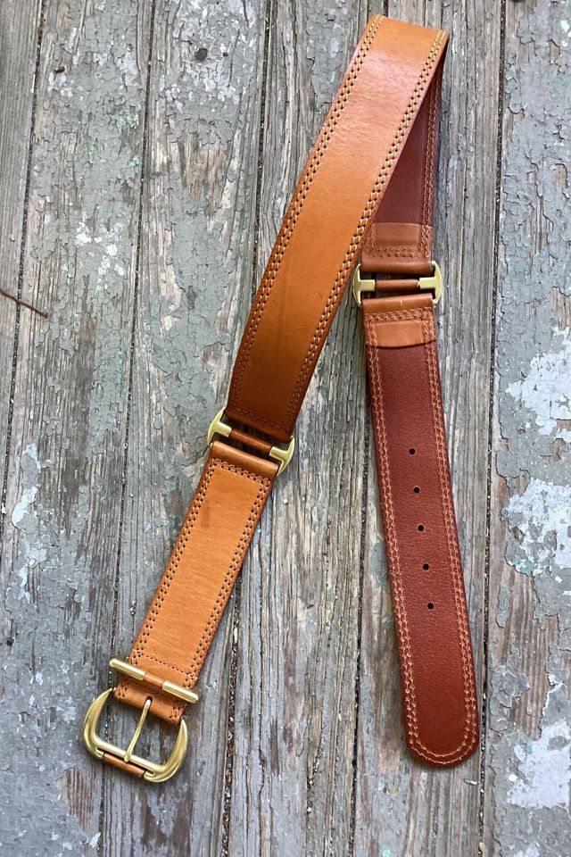90s Leather Belt Selected by Cherry #1
