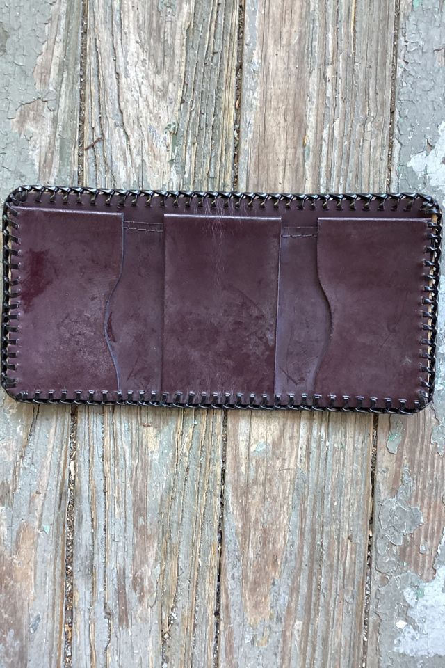 Vintage Hand Tooled Leather Wallet Selected by Cherry #1