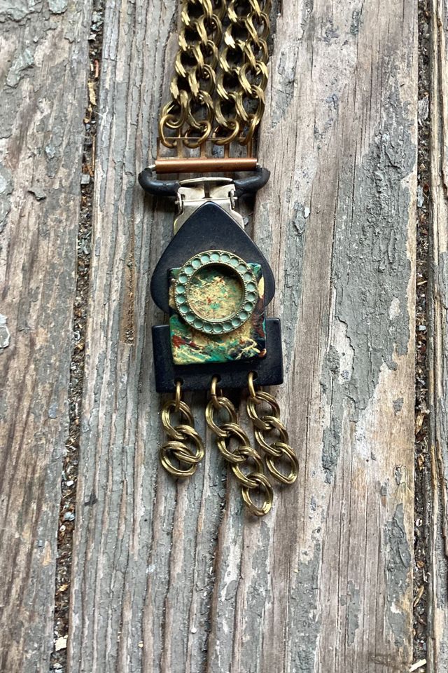 1989 Handcrafted Brutalist Pendant Selected by Cherry #1