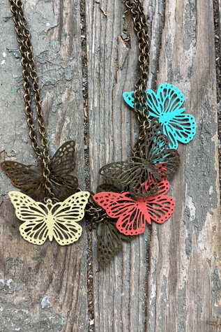 Y2K Two-layer Butterfly Necklace Selected by Cherry