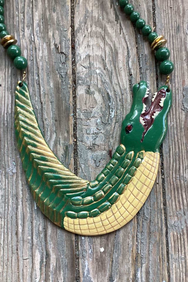1990s Crocodile Necklace Selected by Cherry #1