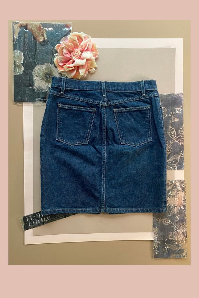 2000s Marc Jacobs Dark Denim  Rinse 5pckt Mini Skirt Selected by A Stylish Life #1
