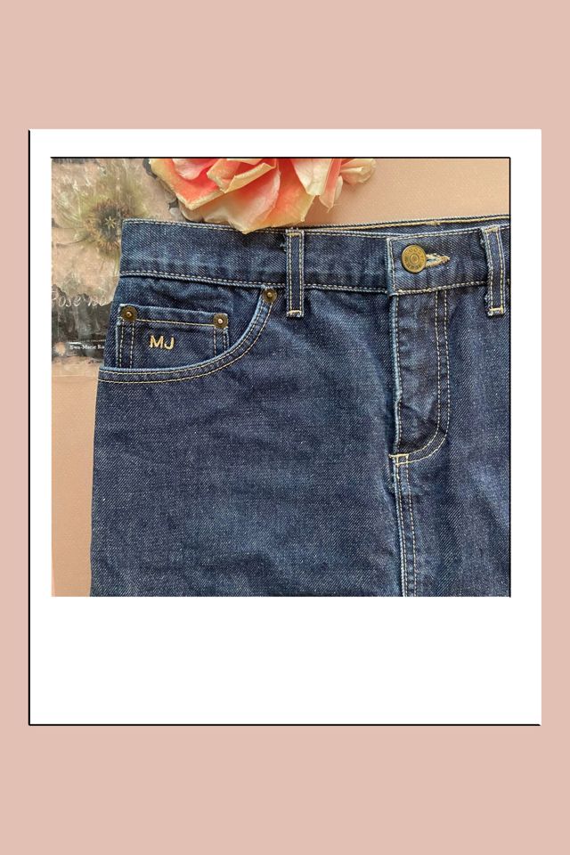 2000s Marc Jacobs Dark Denim  Rinse 5pckt Mini Skirt Selected by A Stylish Life #2