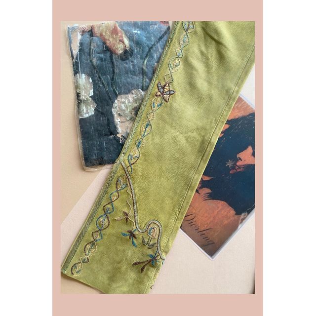 2000s Ralph Lauren Blue Label Western Style Leather Pants Selected by A Stylish Life #2