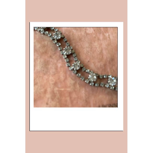 1960s Rhinestone Multi Solitaire Stone Bracelet Selected by A Stylish Life #2