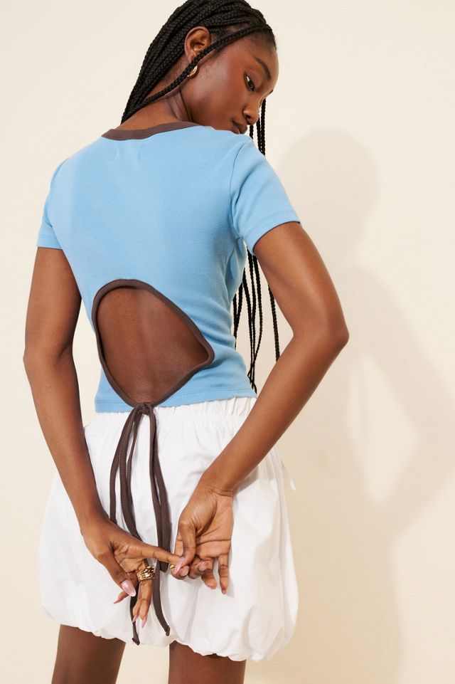 Thinking Mu Dark Dusk Rio Tie Top #1