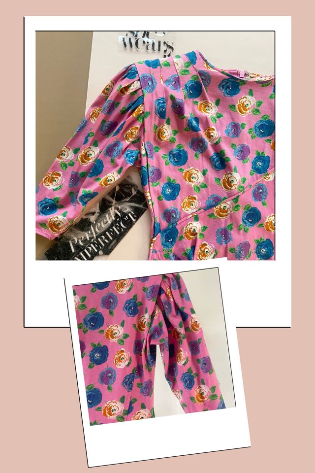 1990s Ungaro Floral  Printed T’Shirt Dress Selected by A Stylish Life #2