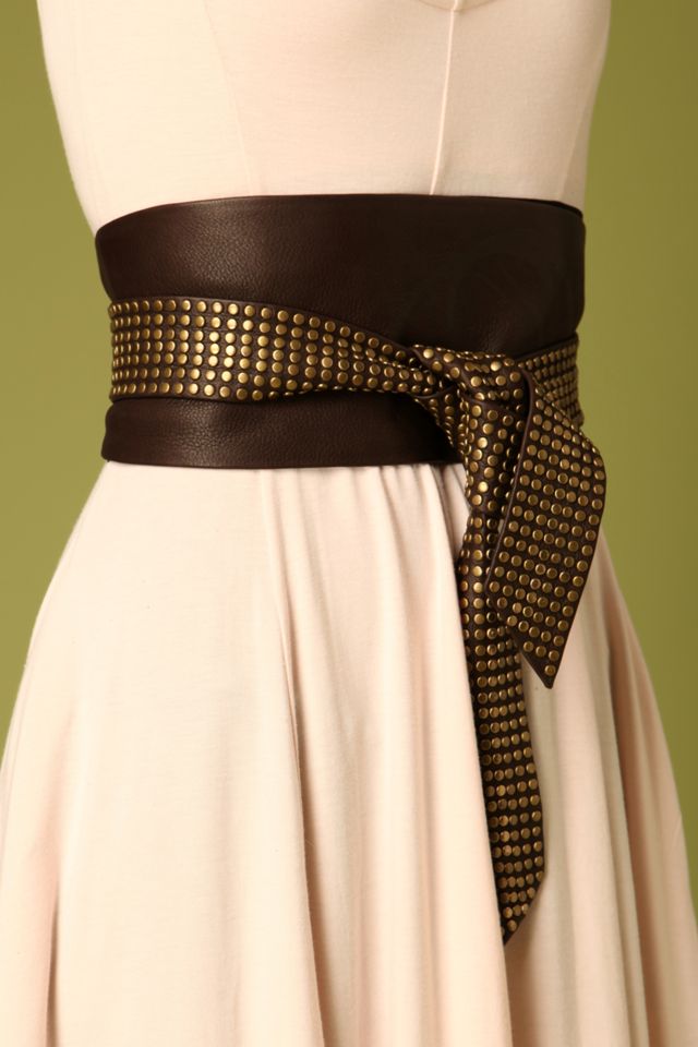 Leather Studded Sash Belt Free People UK