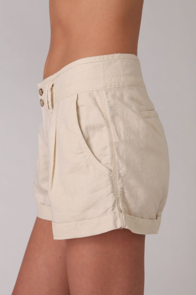 Pleated Linen Short #2