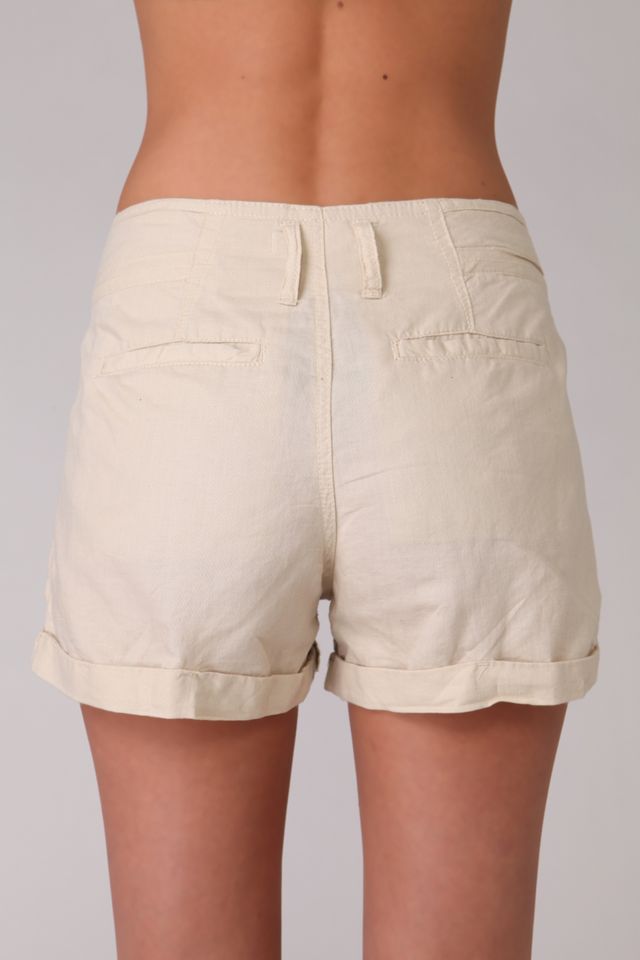 Pleated Linen Short #3