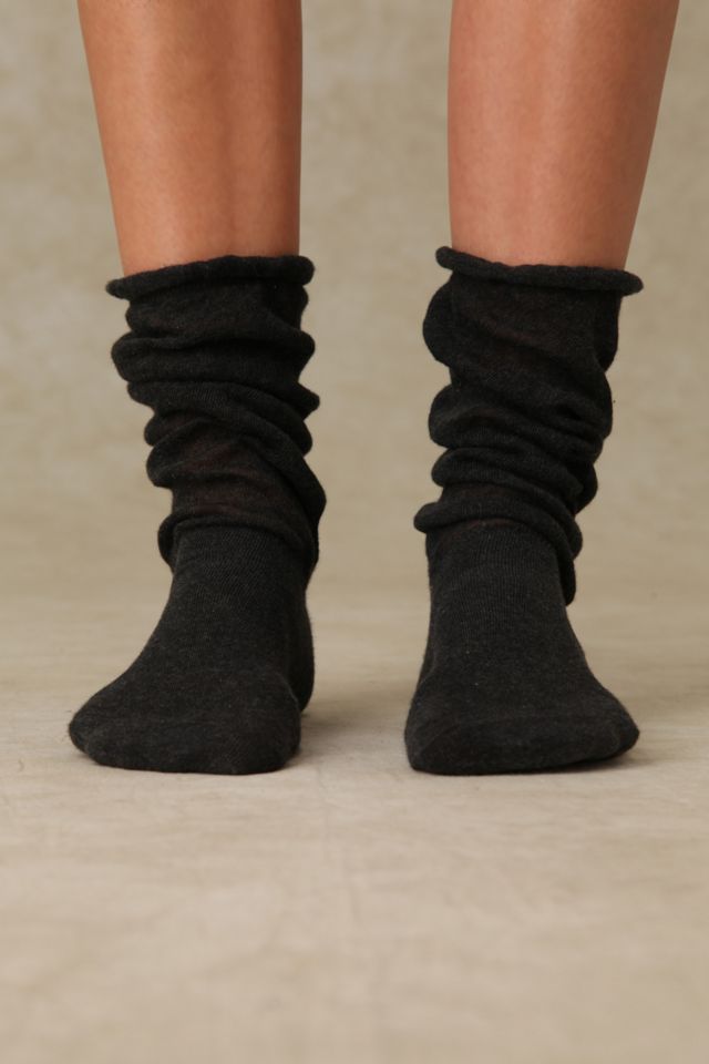 Ruffle Slouch Sock #1