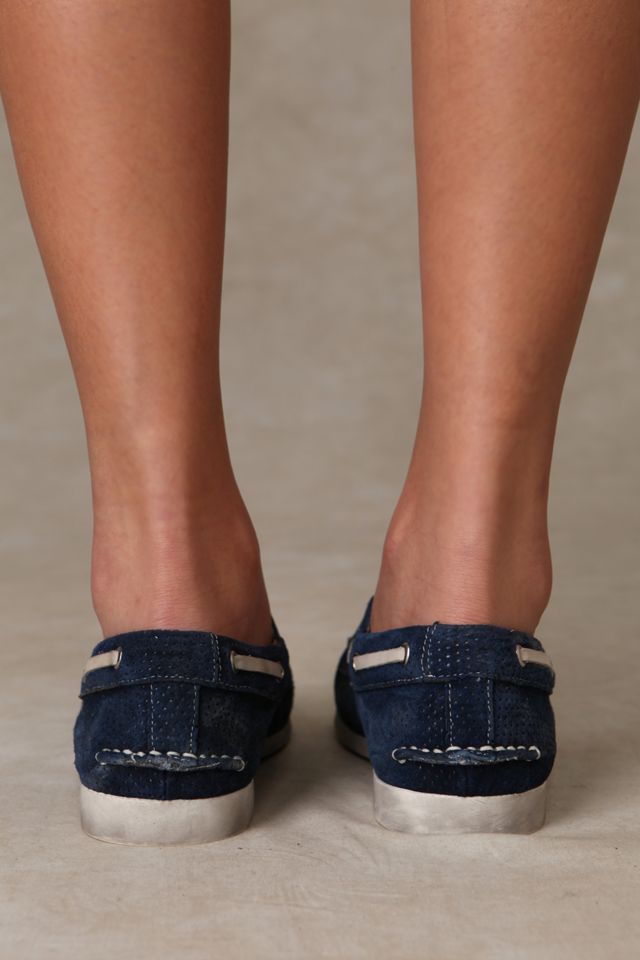 Perforated Leather Boat Shoe #2