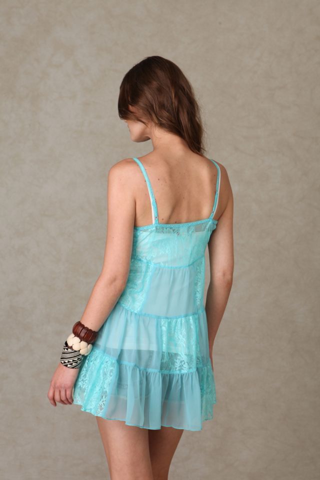 Chiffon & Lace Slip #1