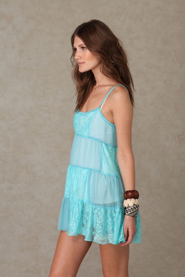 Chiffon & Lace Slip #2