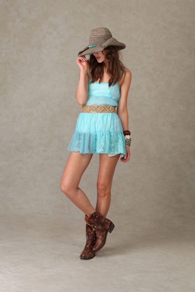 Chiffon & Lace Slip #5