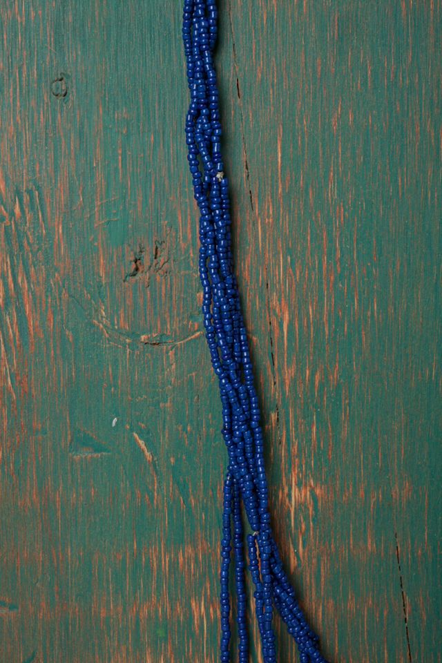 Seed Bead Web Necklace #2