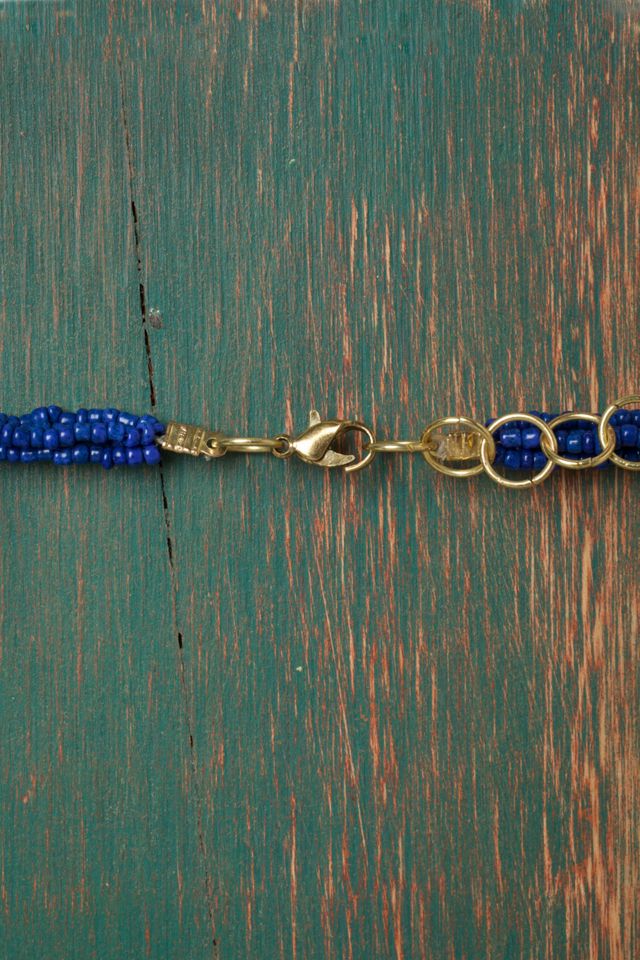 Seed Bead Web Necklace #3