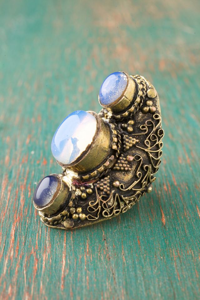 Triple Stone Ring #1