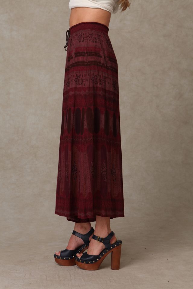 Print Gauze Wide Leg Pant #3