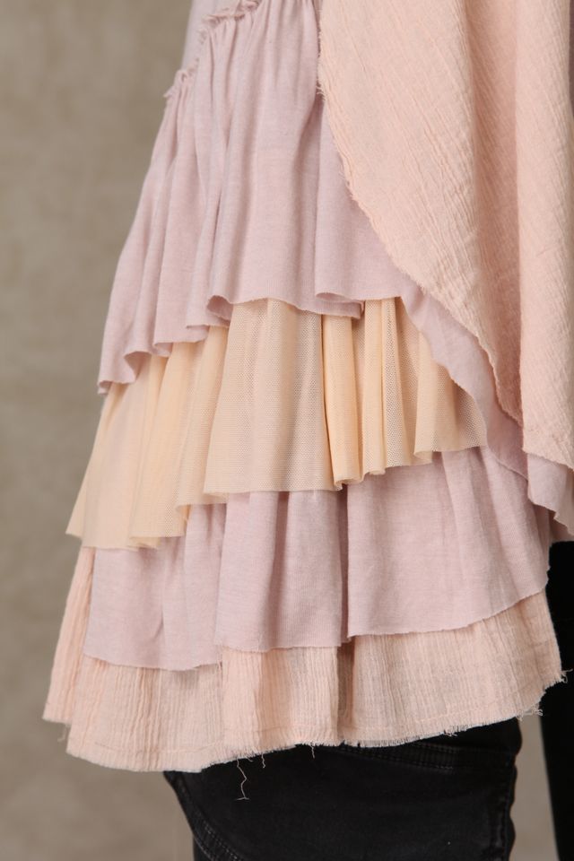 Ruffle Bottom Vest #3