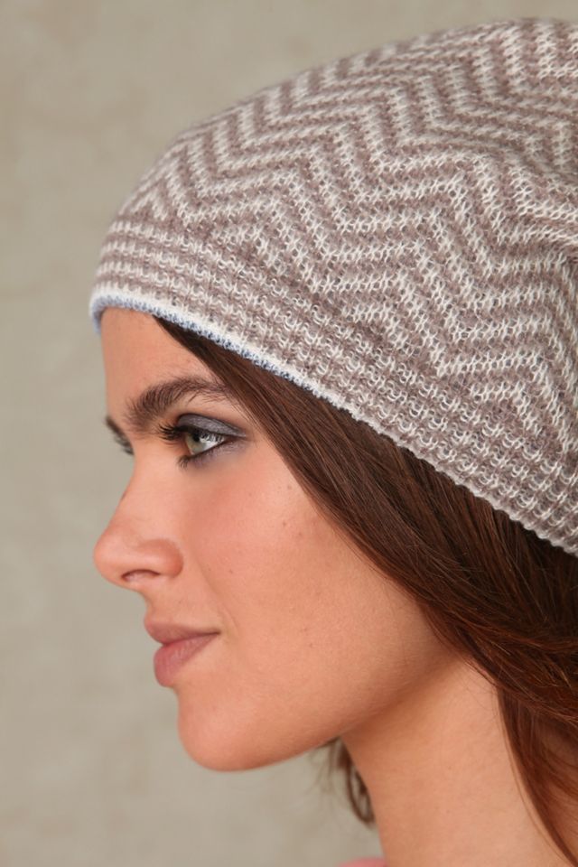 Zigzag Reversible Beanie #5