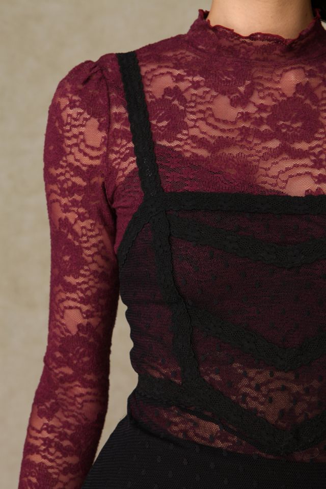 Point D'Esprit Maxi Slip #4