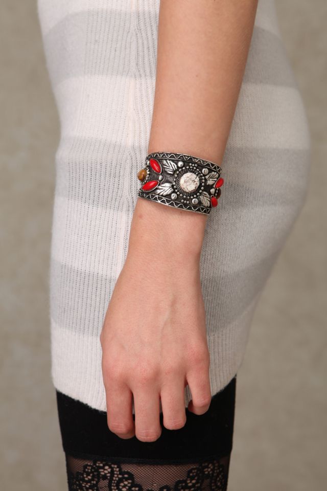 Stone And Leaves Bracelet #2
